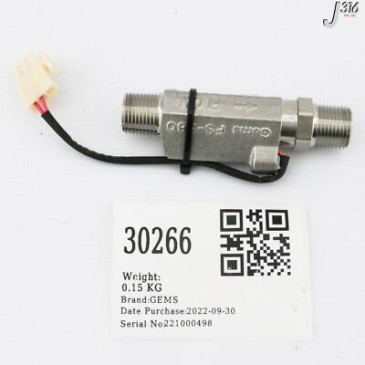 【②】 30266 GEMS FS-380 FLOW SWITCH 0.25 GPM 179992 | eBay