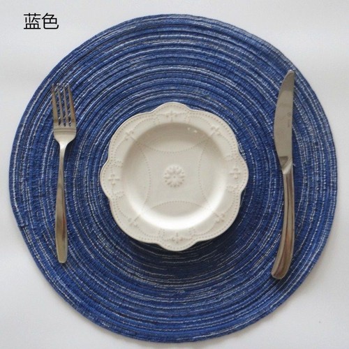 4/8 PIEZAS Colchonetas de Algodón Trenzado Lavables Cocina BAR Tejidas Mesa de Comedor - Imagen 7 de 41