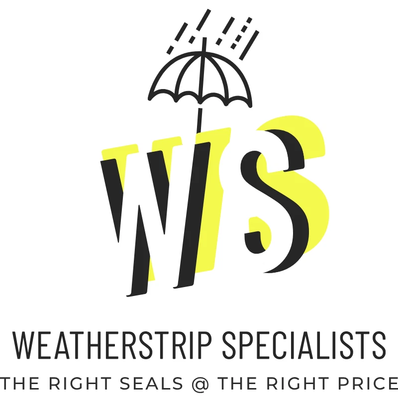 1987-1992 Cadillac Fleetwood & Brougham new front door weatherstrip seals, pair - Image 2 of 2