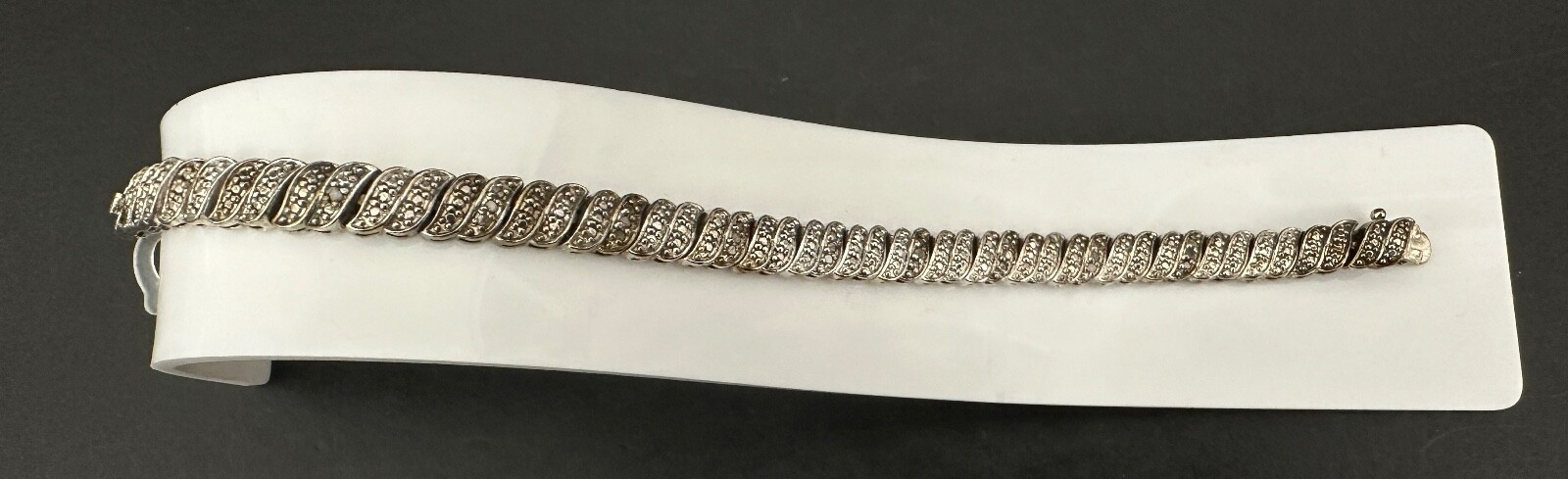 3 Multi Color, Solid Sterling Silver Line Style, … - image 20