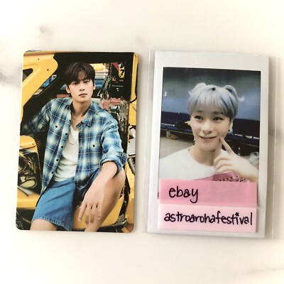 Astro Cha EunWoo 2022 MAGAZINE Photo Book Official MD Trading Card Photocard 29