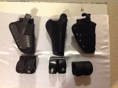 Police / Security Leather / Nylon Revolver holsters and speedloader pouches - Picture 5 of 9
