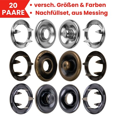 Näh-freie Druckknöpfe Set Druckknopf Bekleidung DIY Nähzubehör Druck Knöpfe Kit