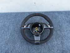 Suede Alcantara Steering Red Stitches Carbon Porsche Panamera 2010-2016 Oem