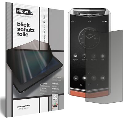 Vertu Aster P Blickschutzfolie matt Schutzfolie Folie Display Schutz dipos