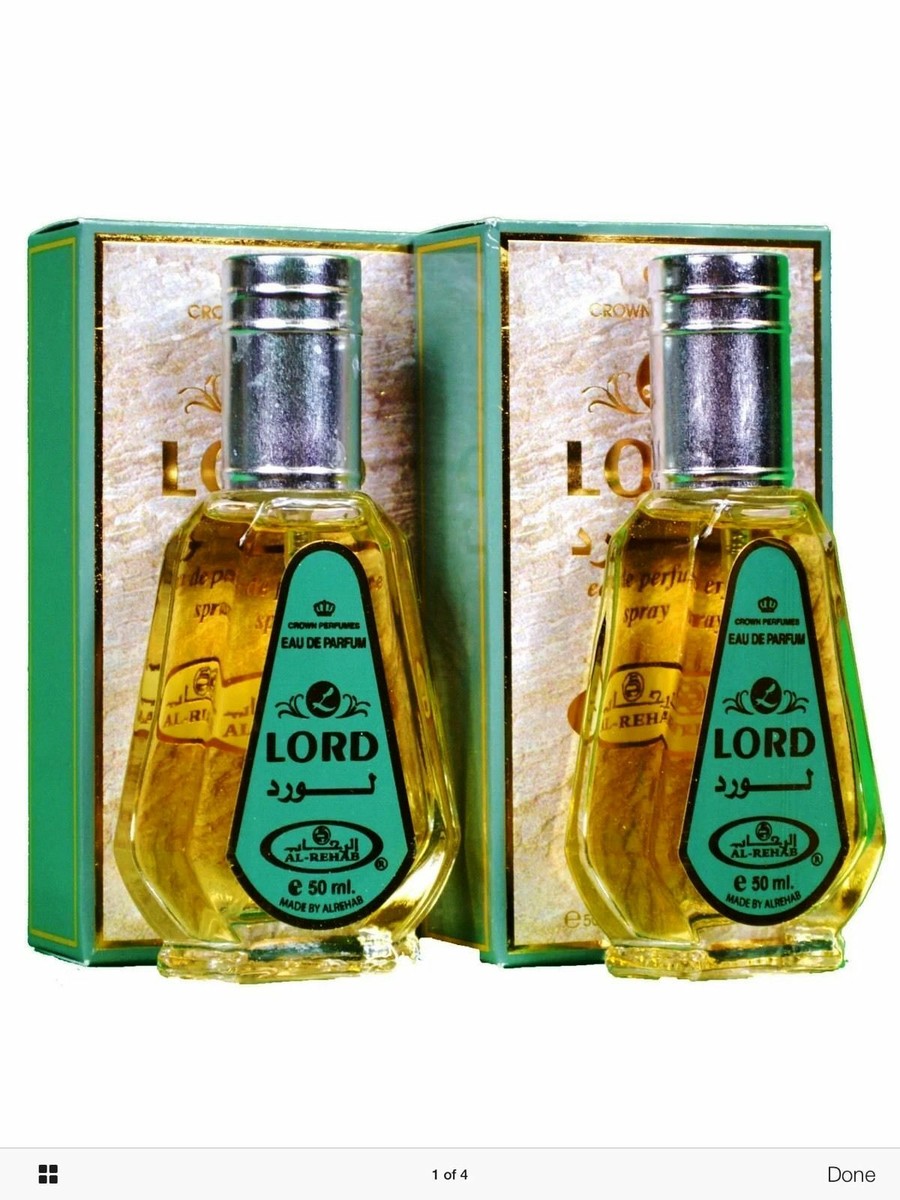 LORD Al Rehab 50ml EDP Perfume Spray( PACK OF 2) Men's perfume