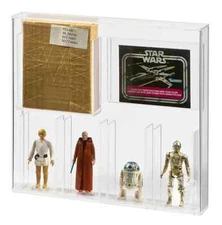 GW Acrylic Mail Away Display Case - Star Wars ESB/ROTJ 4 Pack - AMC-011