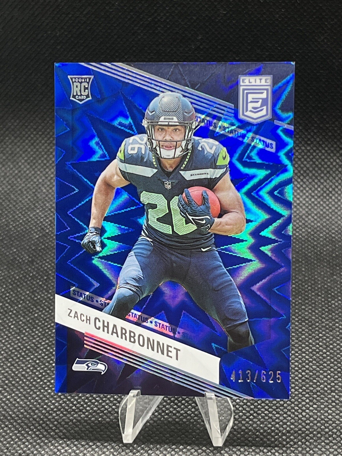2023 DONRUSS ELITE #199 ZACH CHARBONNET ROOKIE STATUS EXPLOSION RC /625