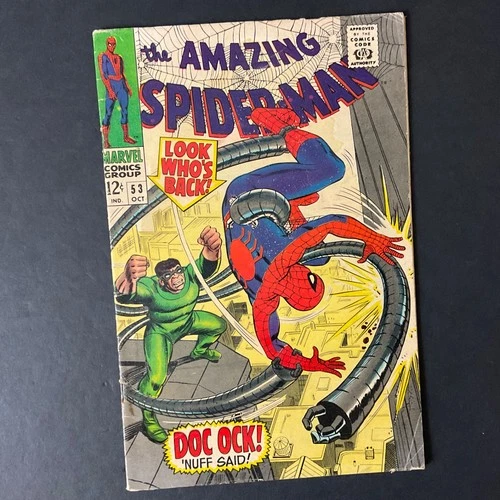 Amazing Spider-man #53 Silver Age Comic VG/F+ DR. Octopus 1967
