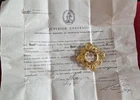 209) Amazing reliquary St Catherine Labouré  Daughter of Charity + paper work
