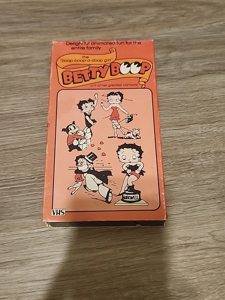 Betty Boop VHS 1985 Good Times Home W. Box Good 60 Mins B&W 9 Episodes VGT-5100 - Image 2 of 4