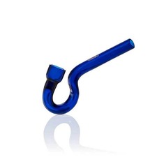 GRAV HOOK HITTER SHERLOCK CHILLUM GLASS HAND PIPE 4.75" BLUE USA
