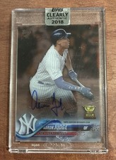 2018 Topps Clearly Authentic Autograph Aaron Judge
