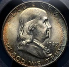 1949 FRANKLIN HALF DOLLAR PCGS MS 65 FULL BELL LINES FULL STRIKE AND AN ORIGINAL