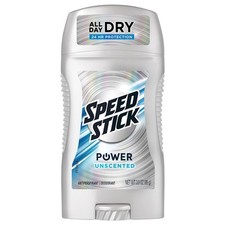 Speed Stick Men's Antiperspirant Deodorant, Unscented, 3 3 Ounce Pack of 4 