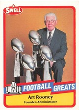 ART ROONEY 1989 SWELL FOOTBALL #35