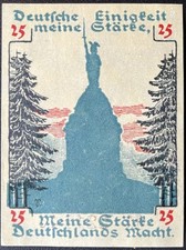 25 Pfennig Detmold 1920 serial note emergency money voucher 16.01.d