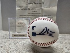 Derek Lowe Boston Red Sox MLB Autographed Rawlings Baseball With COA