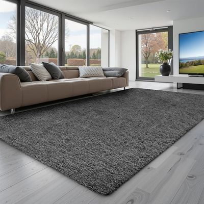 #ad VEVOR Indoor Plush Area Rug 5 x 8 ft Modern Plush Carpet for Living Room Bedroom $30.99