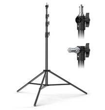 13ft Air Cushioned Light Stand-Tripod, 1/4" 3/8" Screw Adapter