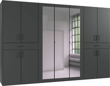 Kleiderschrank Tibet Drehtürenschrank Ausführung wählbar mit Spiegel