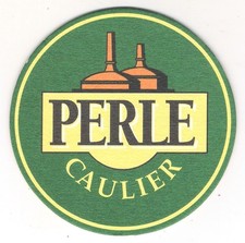 Ancien sous bock Perle Brasserie Caulier Bonsecours