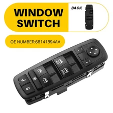 Driver Side Door Power Window Control Switch 3+9PIN For Jeep Cherokee 2014-2017