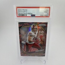 2025 Prizm Zach Ertz Snakeskin Prizm #64 PSA 9 POP 1