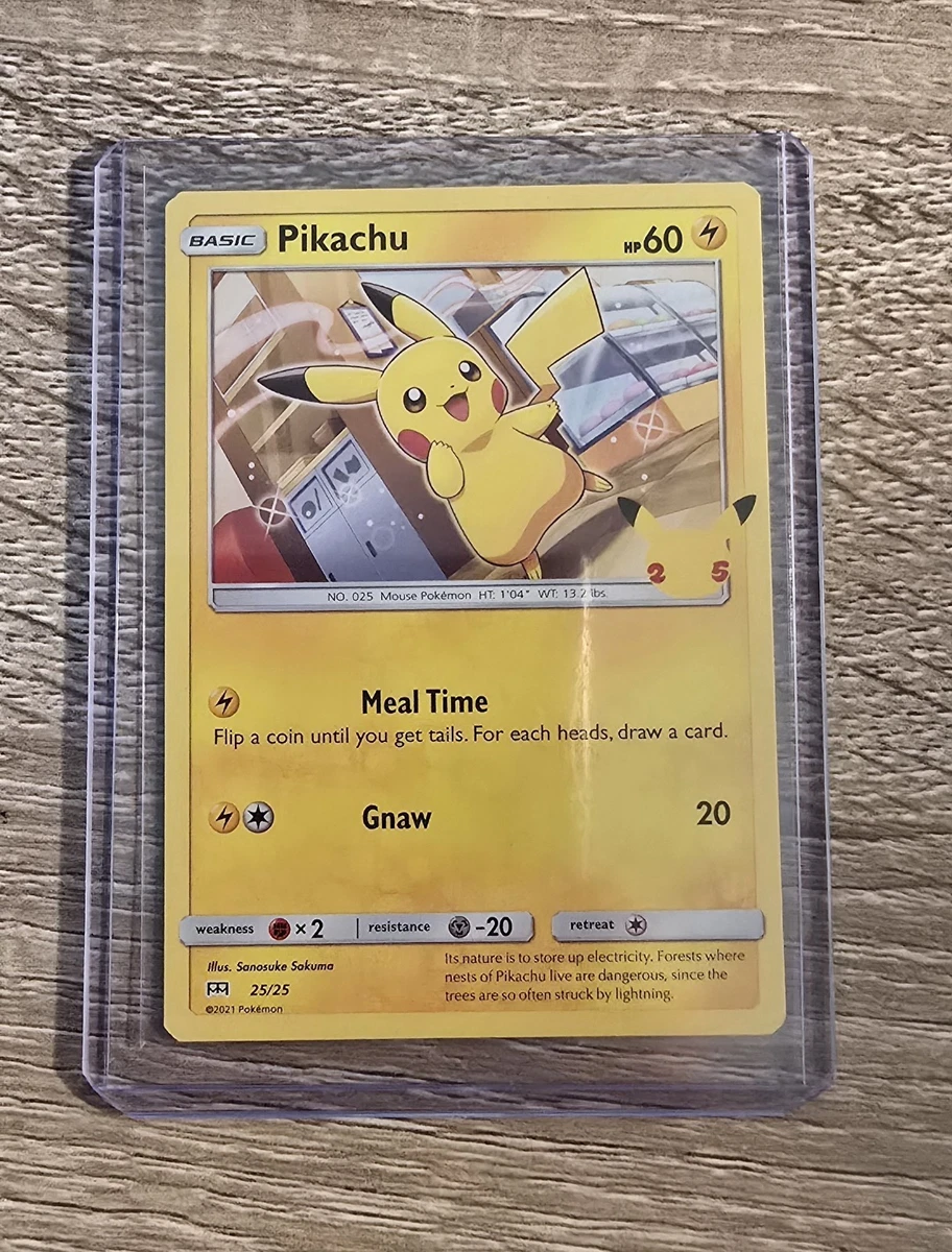 ピカチュウ プロモ 25th 英語版／McDonald's PROMO Pikachu 025/025 McDonald's 25th Anniversary for sale | eBay
