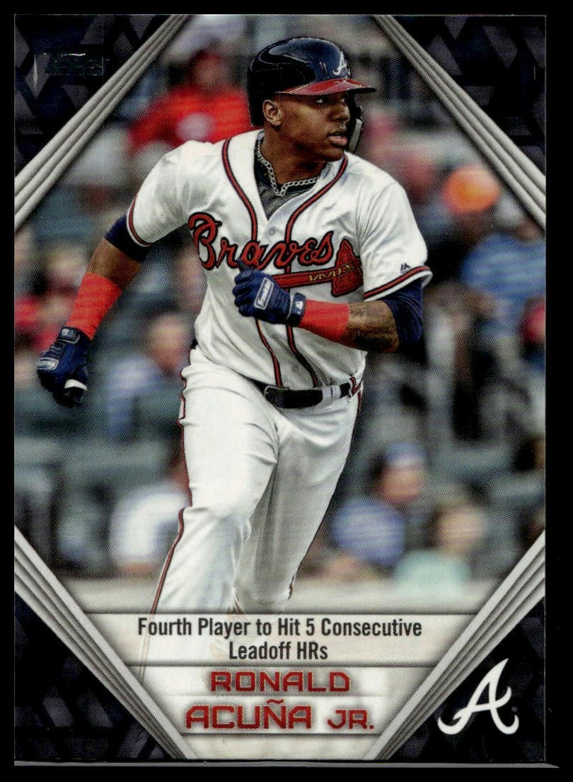 2019 Topps #RA-27 Ronald Acuña Jr. Ronald Acuna Jr. Star Player Highlights