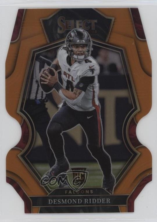 2022 Select Premier Level Orange Prizm Die-Cut /199 Desmond Ridder Rookie RC 6k2
