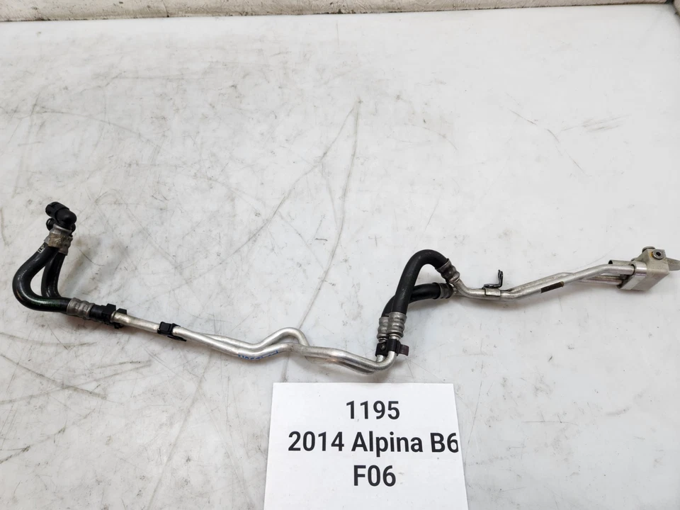 ✅ 11-19 OEM BMW F01 F02 F06 Alpina B6 B7 Transmission Oil Cooler Pipe Line - Image 2 of 4