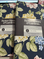 Better Homes and Gardens Precut Fabric 2 Yards Blue 72 x 45 SET OF 2----4yds