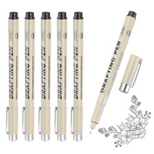 6Pcs 0.2mm Fineliner Ink Pens