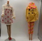 Vintage 60's Barbie doll clone clothing Shillman Maddie Mod Mego Cherry Frappe