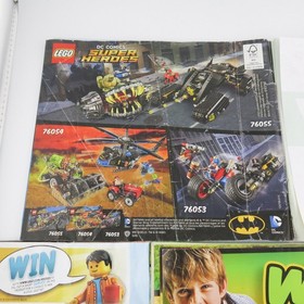 LEGO Manual Lot of 5 Ninjago DC Heroes Minecraft Creator Speed