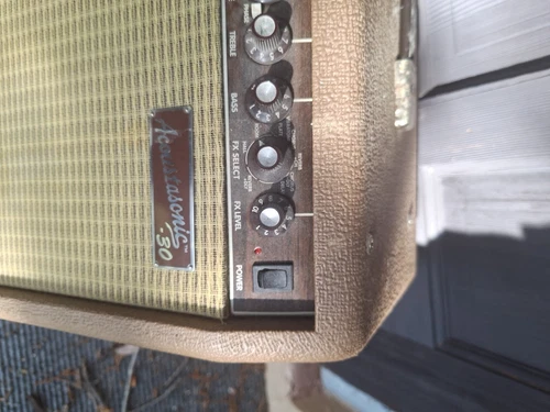 Vintage Fender Acoustasonic 30 Guitar/Mic Amplifier - GREAT - Picture 4 of 6