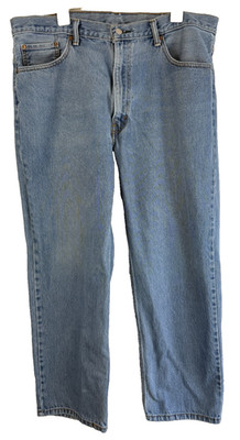 Levis 550 Men s Size 40x30 Medium Wash Blue Denim Jeans Relaxed Fit 100% Cotton