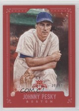2017 Panini Diamond Kings Red Framed 39/99 Johnny Pesky #47 0b3