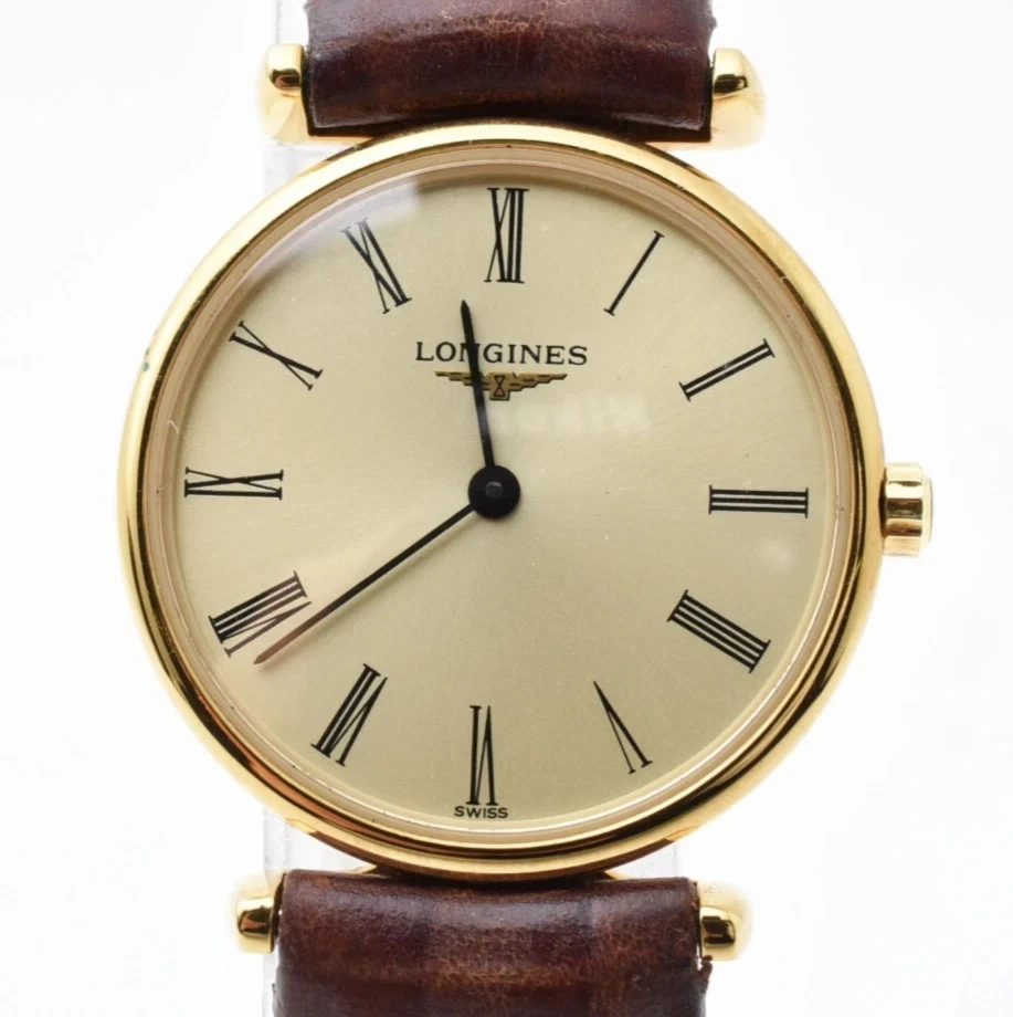 [EXC+4] Reloj de cuarzo Longines La Grande Classic L4.135.2 33 mm esfera dorada para mujer Foto 2 de 4