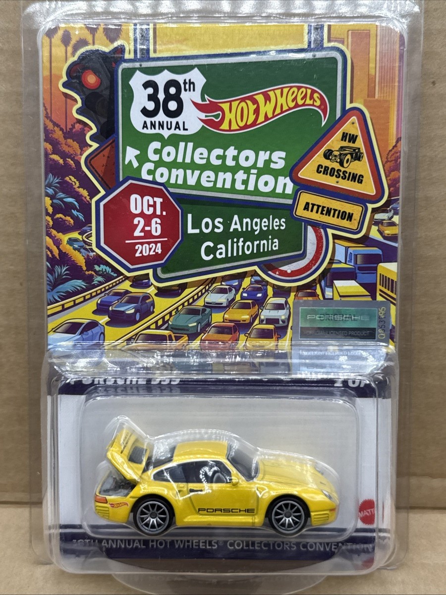 ミニカー Hot Wheels 38th Convention Porsche 959 Yellow PORSCHE 959 Hot Wheels 2024 38th Los Angeles