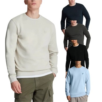 Lyle & Scott ML2255TON Tonal Eagle Herren Rundhals Strickpullover Sweatshirt Oberteil