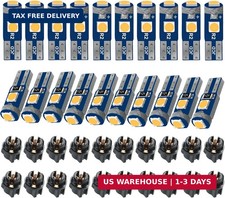 20PCS 74 Led Bulb Dash Lights Super Bright, Instrument Cluster Bulbs, T5 37 74 W