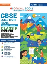 Oswaal CBSE Class 9 English Communicative Question Bank (2024 Exam) (Paperback o