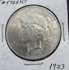 1923 $1 Peace Dollar
