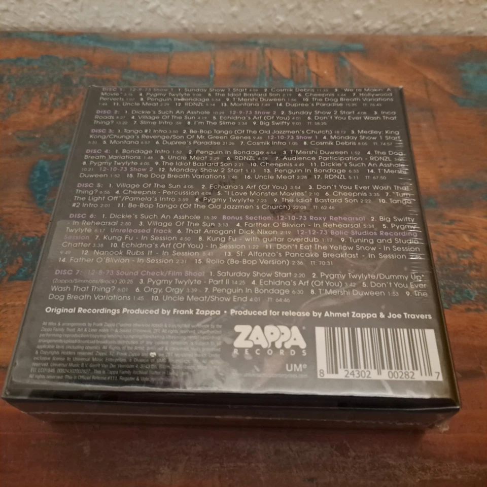 Frank Zappa-The Roxy Performances, Limited Edition auf 7 CDs - Bild 2 von 2