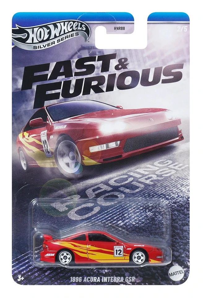 Hot Wheels Fast & Furious Racing Course Silver Series – Collectible Diecast Cars - Image 3 of 4