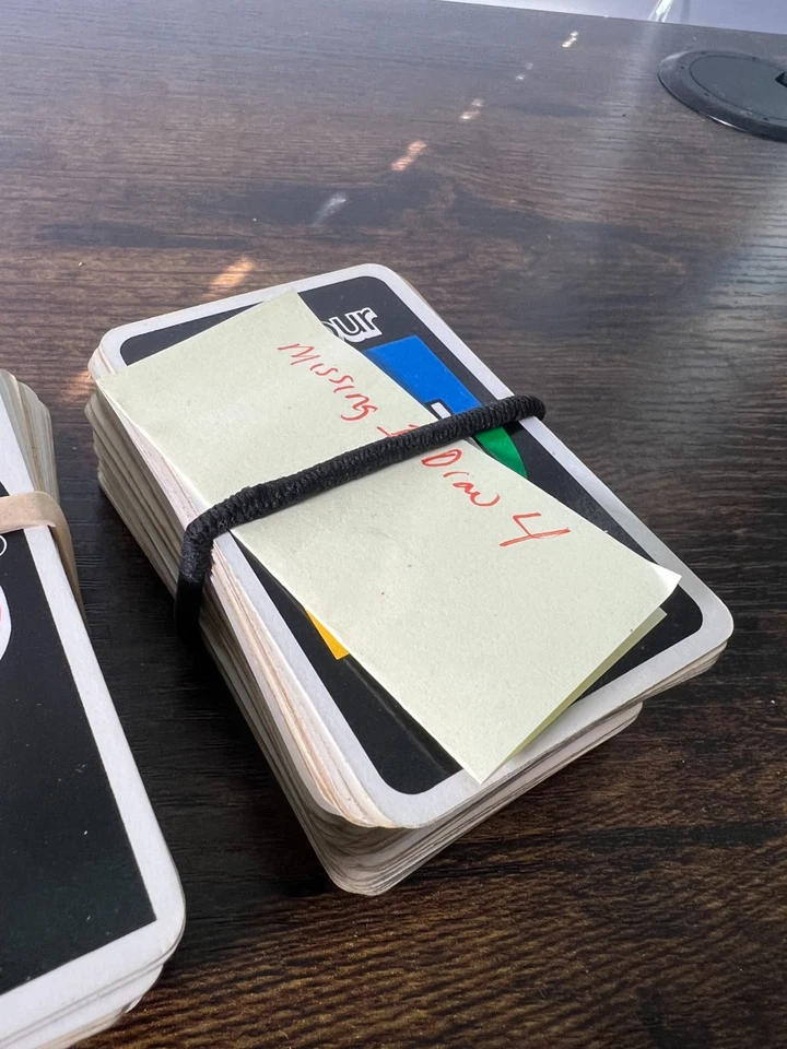 Uno Card Game Vintage Hong Kong International Games Edition RARE GUC - Image 3 of 4