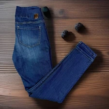 JAG JEANS Womens Size 6 High Rise Skinny Pull On Black Stretch Denim Jeans