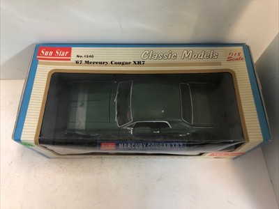 Sun Star Classic Models 1:18 '67 Mercury Cougar XR7 - 1540 | eBay